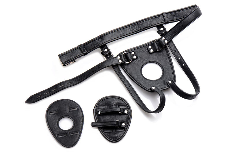 Ultimate Domination Harness with Plug and Tail Attachments