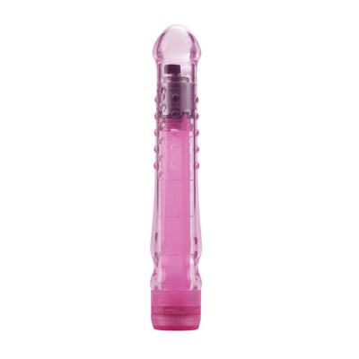 Sleek and Smooth Waterproof Vibrator with Multiple Speeds and Pleasure Bumps - Perfect for Solo Play or Partnered Fun!