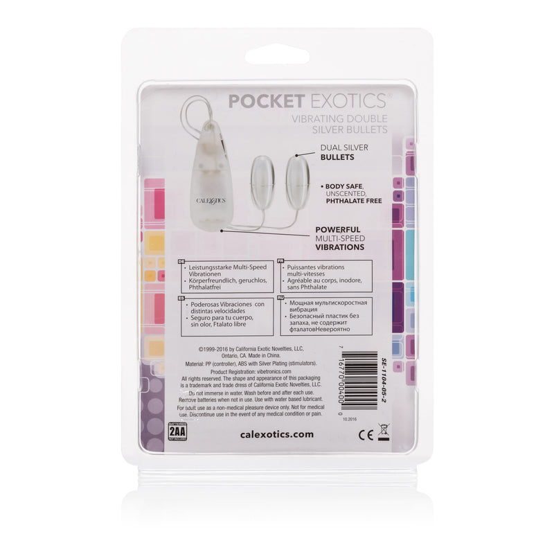 Multi-Speed Vibrating Silver Bullets - Pocket-Sized Fun for All Adventures