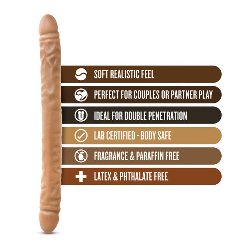 Double Your Pleasure with the Realistic 18 Inch Dr. Skin Dildo