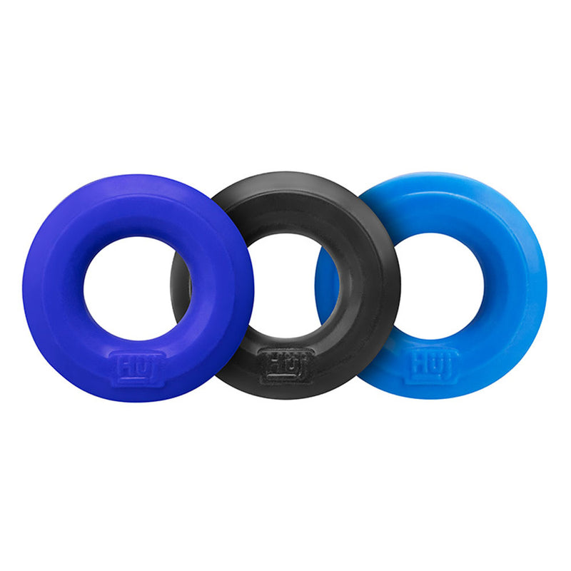 Enhance Your Bedroom Fun with Hunkyjunk Huj3 C-Ring 3 Pack - Super-Stretchy and Sturdy for Extra Support and Grip!