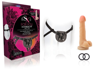 Beginner-Friendly Strap-On Kit with Realistic 7-Inch Dildo for Ultimate Pleasure