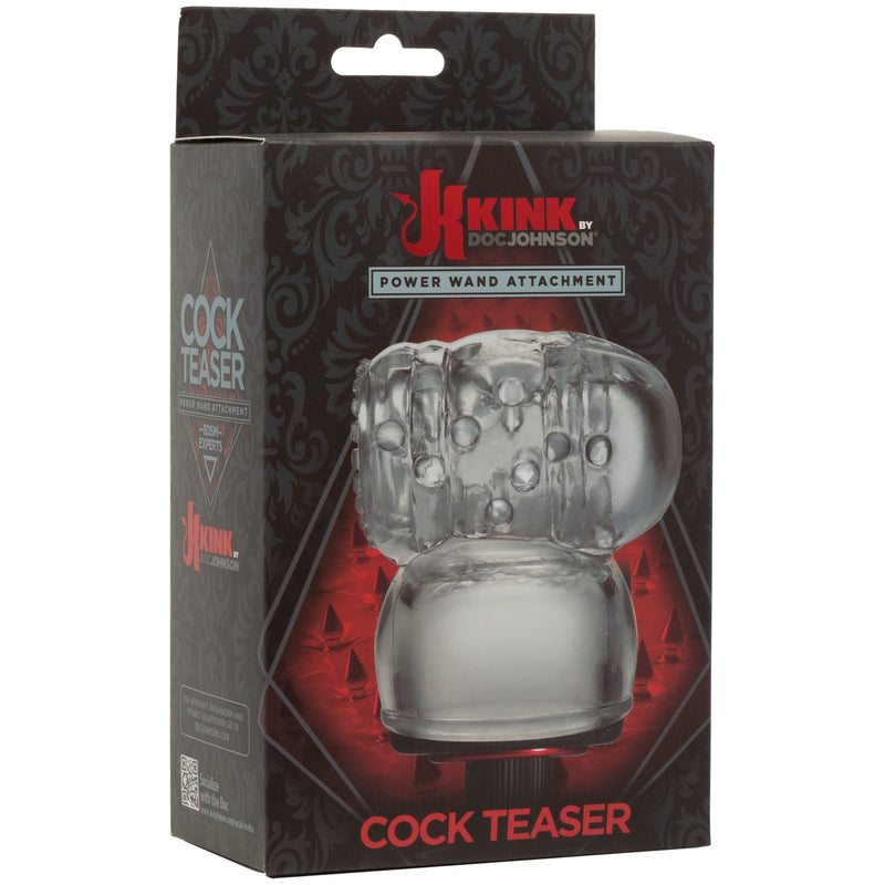 Maximize Your Pleasure with the Kink Power Wand Cock Teaser Attachment