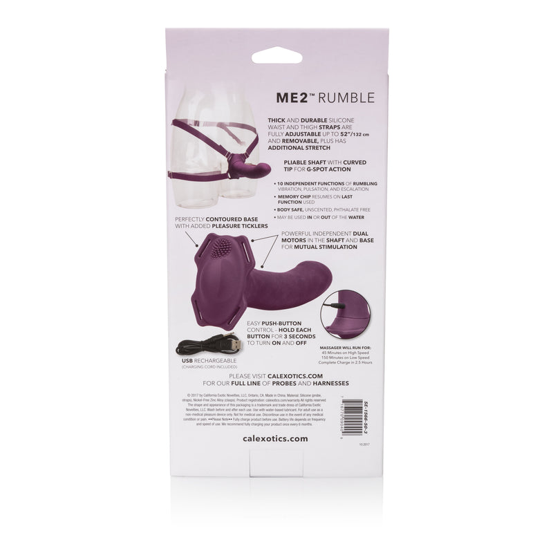 ME2 Rumble: Powerful and Playful Vibrating Strap-On for Mutual Pleasure