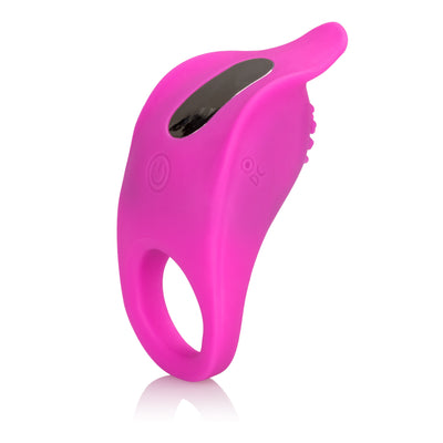 USB Rechargeable Silicone Pleasure Ring with 7 Functions