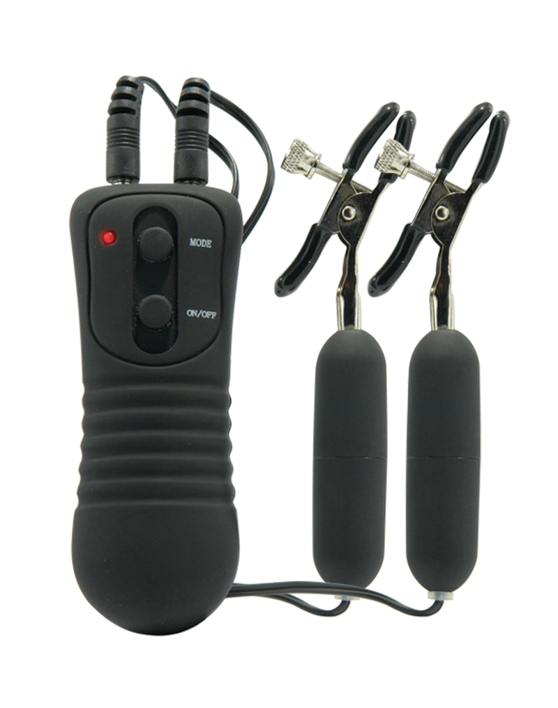 Enhance Nipple Play with Vibrating Nipple Clamps - 10 Vibration Patterns for Ultimate Pleasure