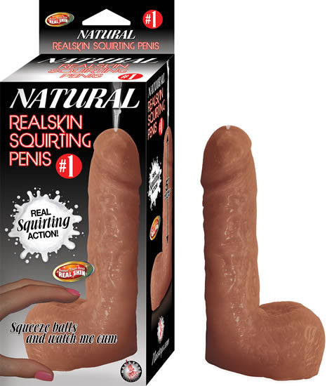 Real Skin Squirting Dildo - Experience the Real Thing with Squirting Action!
