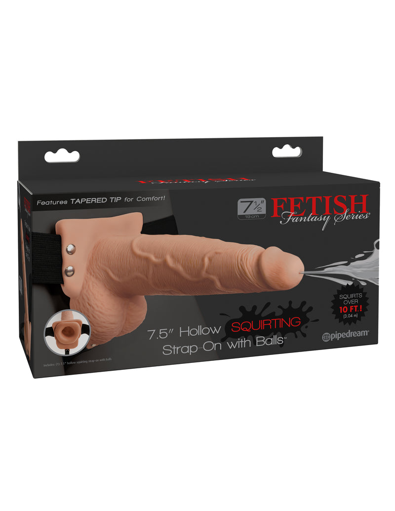 Get Ultimate Pleasure with the Realistic Squirting Hollow Strap-On