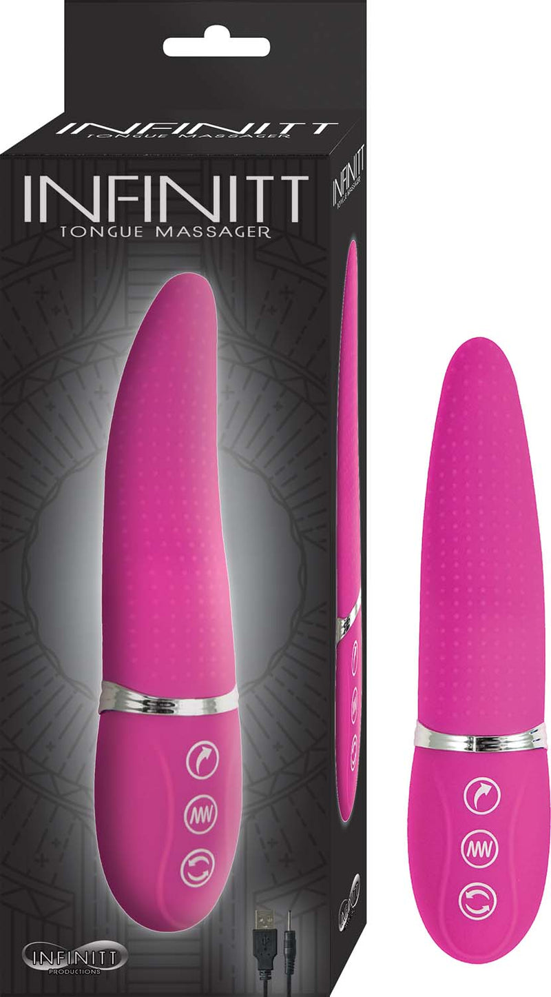 Waterproof Tongue Vibrator with 7 Vibration Settings and 4 Rotation Speeds for Maximum Pleasure and Eco-Friendly USB Rechargeability.