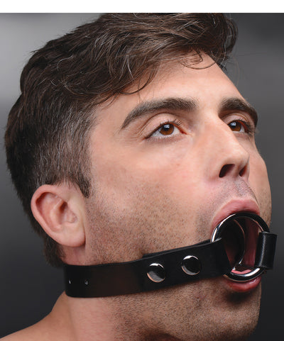 Spread Wide Stainless Steel Gag for Deep Oral Exploration