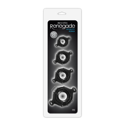 Renegade Vitality Rings: Customizable and Versatile Cock Rings for Extended Playtime and Maximum Pleasure.