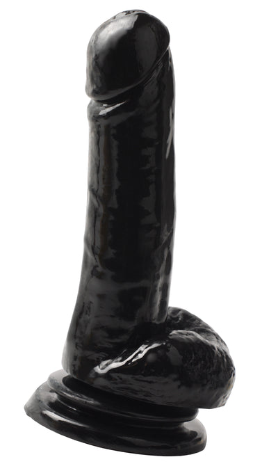 Basix Rubber Works 5.5 Inch Dildo with Suction Cup and Strap-On Compatibility - Perfect for Hands-Free Fun and Exploration!