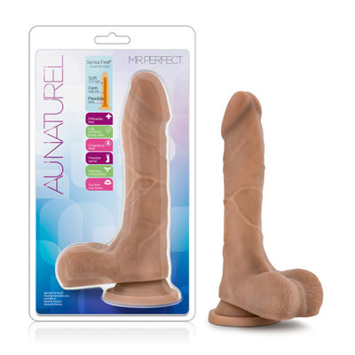 SensaFeel Mister Perfect: The Flexible and Fragrance-Free Dildo for Ultimate Pleasure!