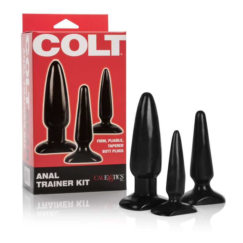 Expand Your Pleasure with the COLT Anal Trainer Kit - Three Graduated Sizes for Ultimate Stimulation