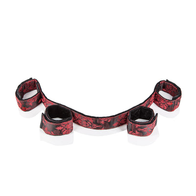 Unleash Your Wild Side with the Adjustable 50 Shades Spreader Bar - Perfect for Exploring Your Wildest Desires!