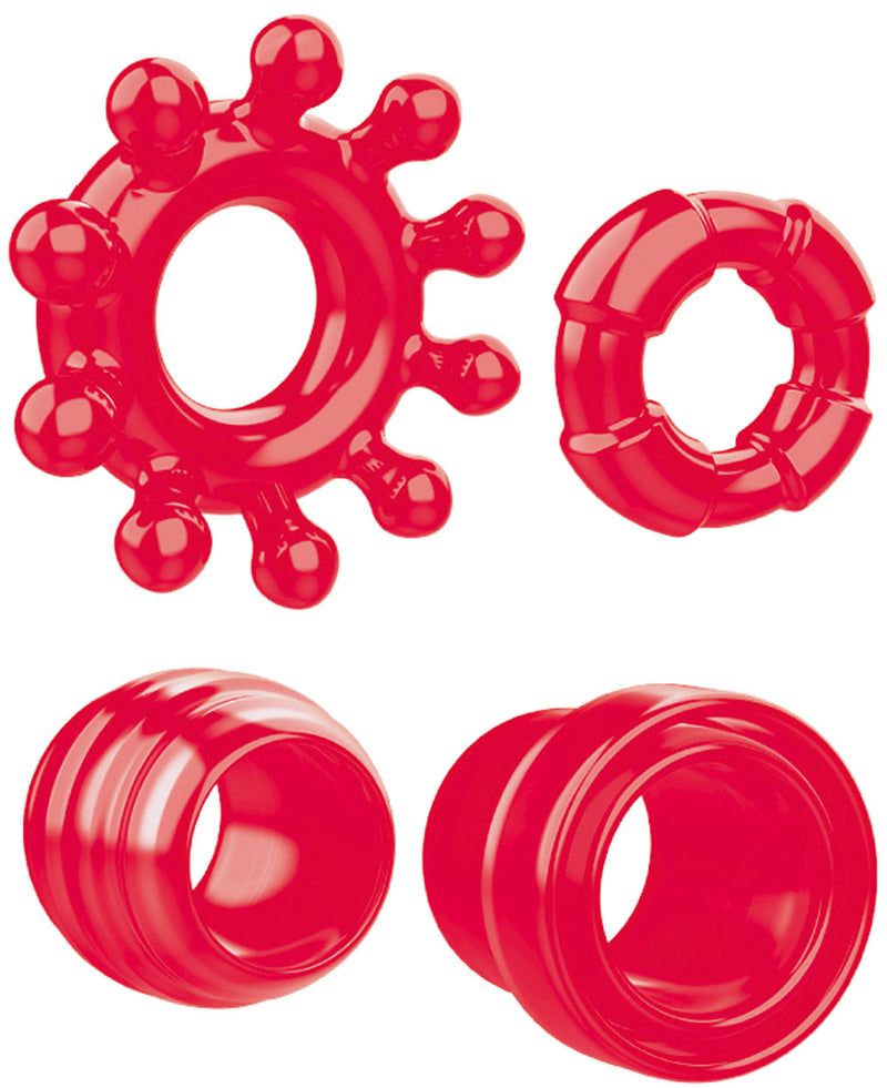 Boost Your Performance with Our Red Cockring - Longer-Lasting Erections for Ultimate Satisfaction