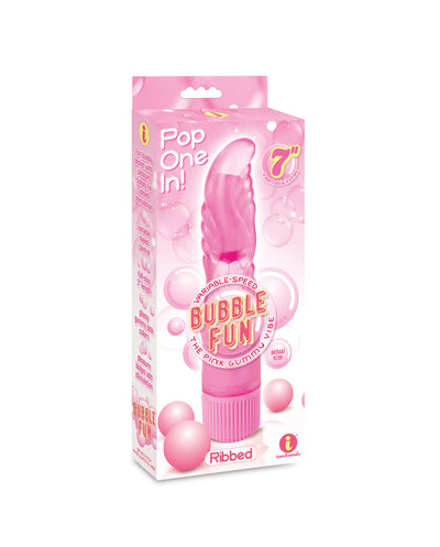 Satisfy Your Cravings with the Ribbed Bubble Fun Gummy Vibe - 7" of Studded Stimulation Points for Ultimate Ecstasy!