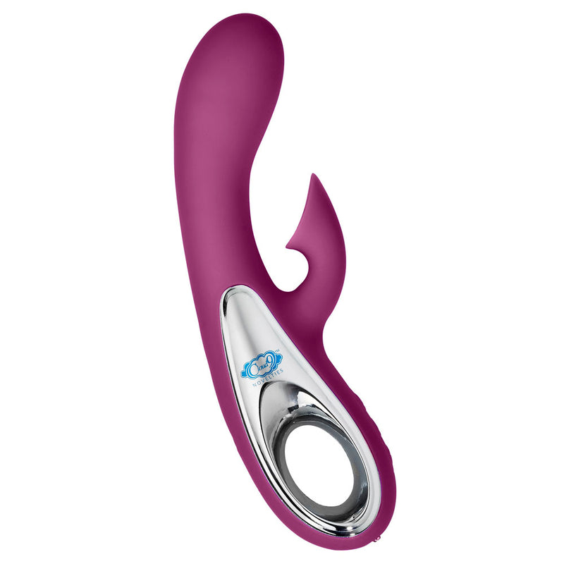 Cloud 9 Air Touch IV: Dual Function G-Spot Clitoral Rabbit in Deep Plum for Ultimate Pleasure