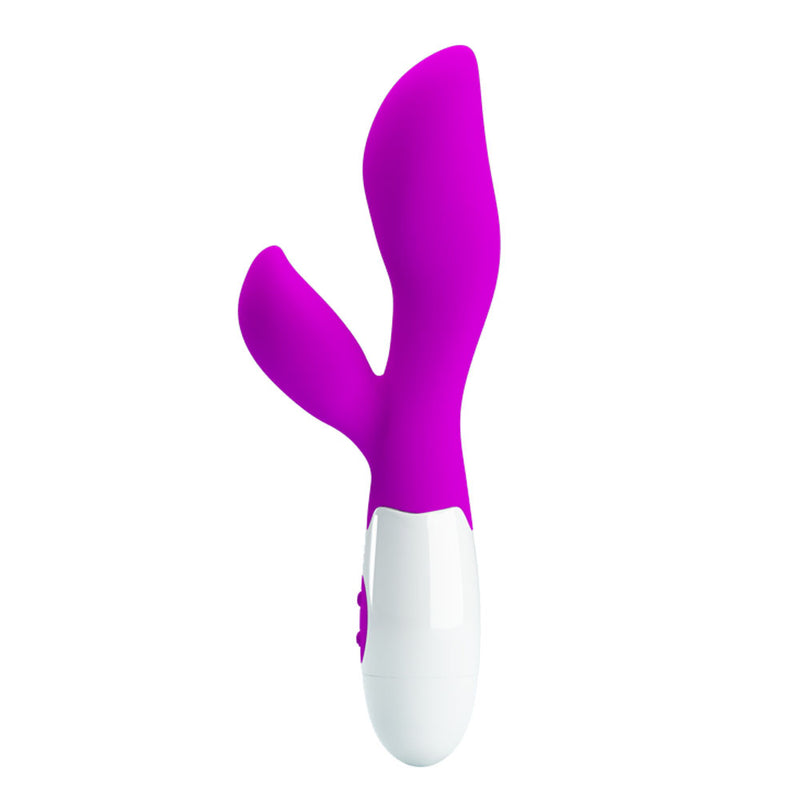 30 Mode Purple Silicone Rabbit Vibrator for Mind-Blowing Pleasure and G-Spot Stimulation