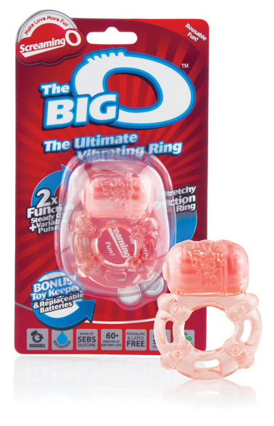 Experience Ultimate Pleasure with The Big O Cockring - Multi-Function Motor and Waterproof Design