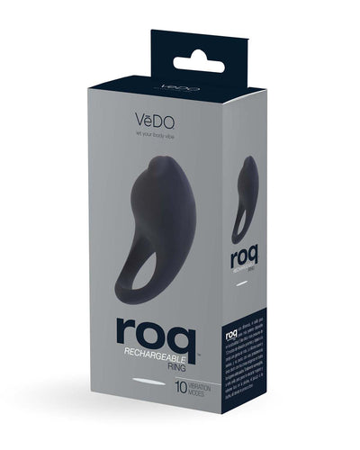 Experience Ultimate Pleasure with Roq Rechargeable Ring - 10 Powerful Vibration Modes and Submersible Design!