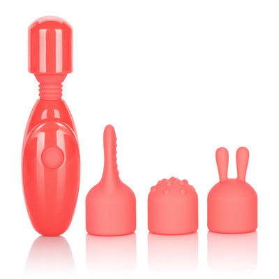Petite Pleasure: USB Rechargeable Mini Massager with 3 Silicone Tips and 3 Powerful Vibration Speeds