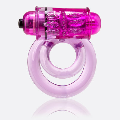 DoubleO 6: The Ultimate Vibrating Erection Ring for Couples' Pleasure