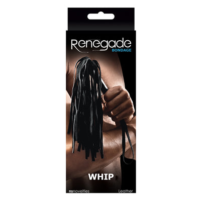 Renegade Bondage Masculine Whip: Take Control in the Bedroom with Durable Vinyl Construction, Perfect for Spicing Up Intimate Moments.