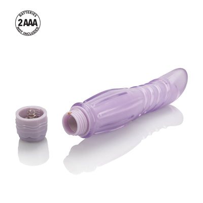 Discreet G-Spot Vibrator with Removable Plush Sleeve and Multi-Speed Vibrations - Phthalate-Free and Waterproof