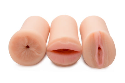 Jesse Jane Triple Play Stroker Kit - Mouth, Pussy, and Ass Combo for Ultimate Pleasure!