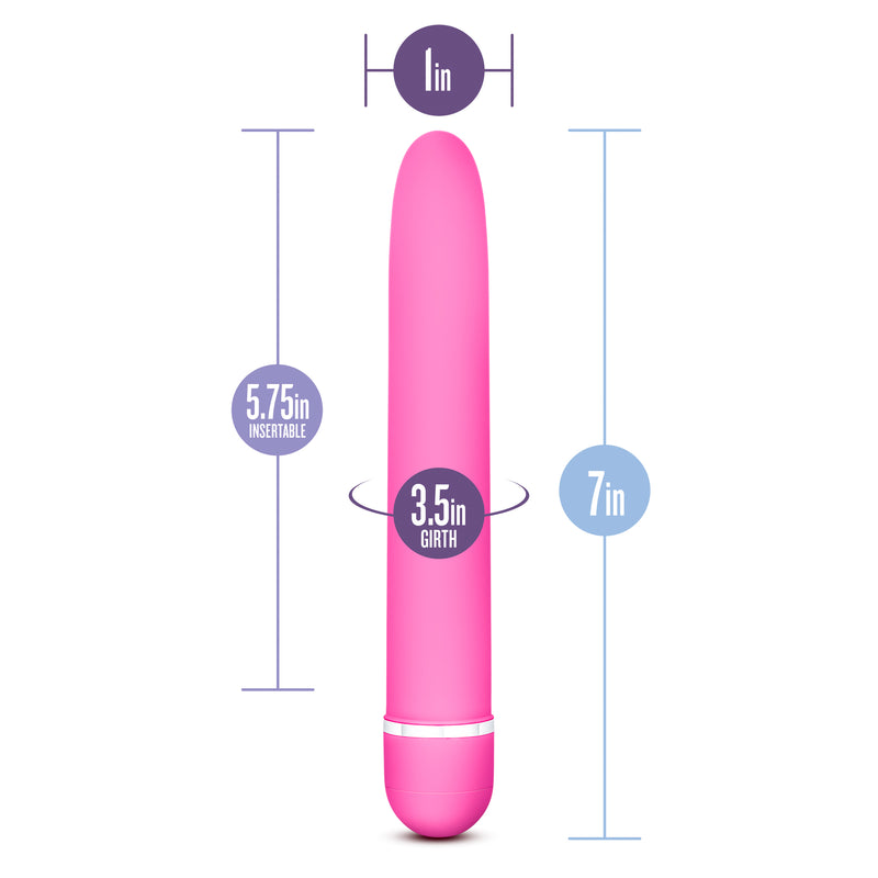 Vibrant Splash Waterproof Vibrator: Multi-Speed Fun in Stylish Rose