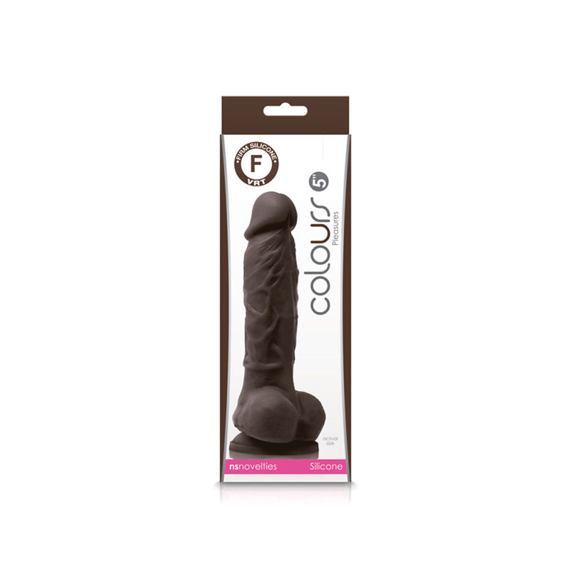 Upgrade Your Pleasure with Colours Pleasures 5" Silicone Dildo - Hands-Free Satisfaction Guaranteed!