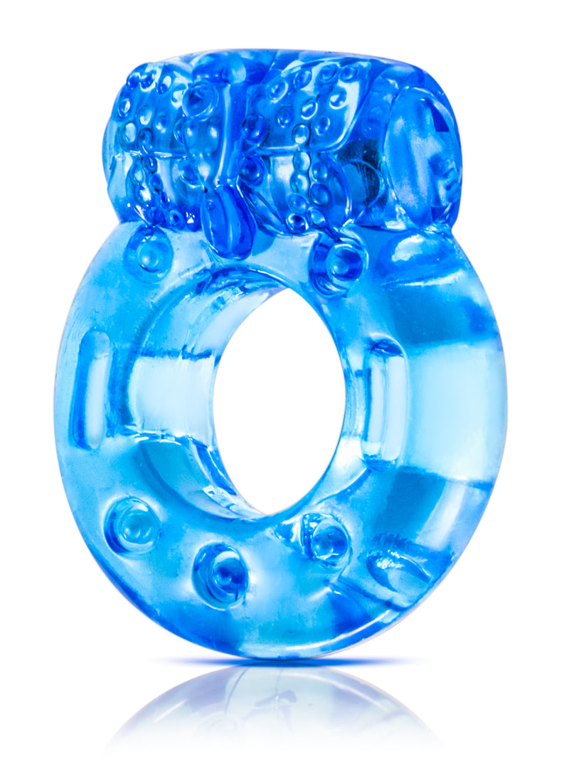 Stay Hard Reusable Cock Ring with Vibration and Clit-Stimulation - The Ultimate Couples Toy!