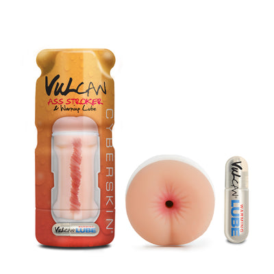 Vulcan Ass Stroker with Warming Lube - Ultimate Pleasure Tool for Solo Play and Stamina Building!