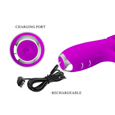 Beginner's Delight: 12 Vibration Settings and 3 Thrusting Functions in an Eco-Friendly Rabbit Vibrator