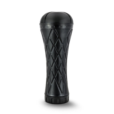 X5 Torch Masturbation Aid for Men - Ribbed Deep Throat Pleasure with Adjustable Suction and Discreet Canister.