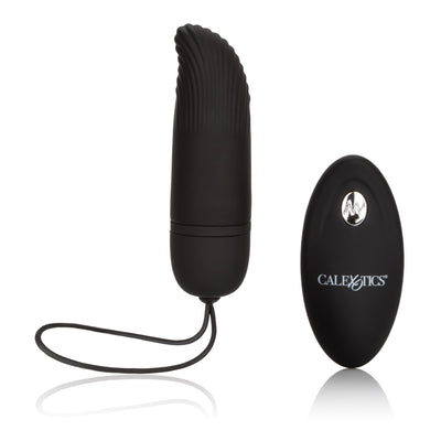 Silicone Remote Ridged G Clit Stimulator with 12 Vibration Modes and Remote Control for Ultimate Pleasure and Partner Play.