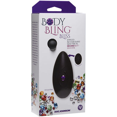 Sparkle and Shine with Body Bling Bliss Mini-Vibe in Second Skin Silicone