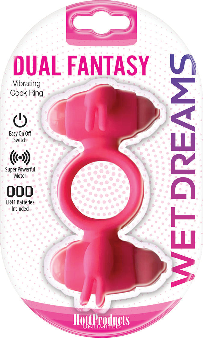 Dual Motor Cockring with Clit Stimulator for Intense Orgasms and Longer Lasting Pleasure
