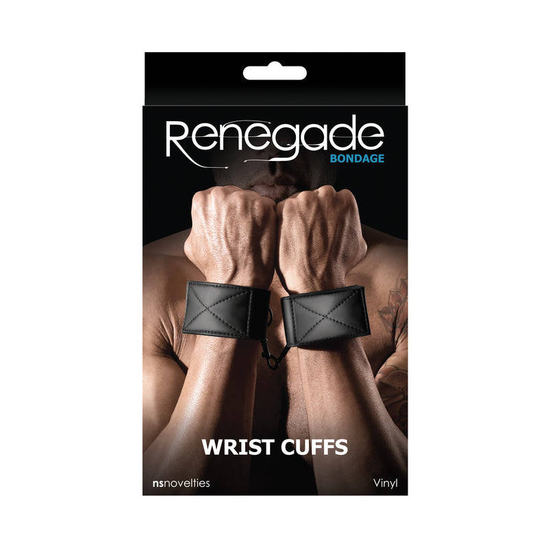 Renegade Bondage Vinyl Wrist and Ankle Restraints: Unleash Your Inner Desires with Durable and Hygienic Accessories.