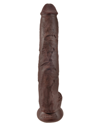 Experience the Ultimate Pleasure with King Cock's 14" Dildo with Suction Cup and Harness Compatibility