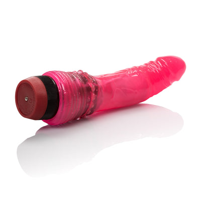 Jelly Glitter Vibrating Dildo for Ultimate Pleasure and Realistic Sensations - Phthalate-Free and Multi-Speed Options Included!
