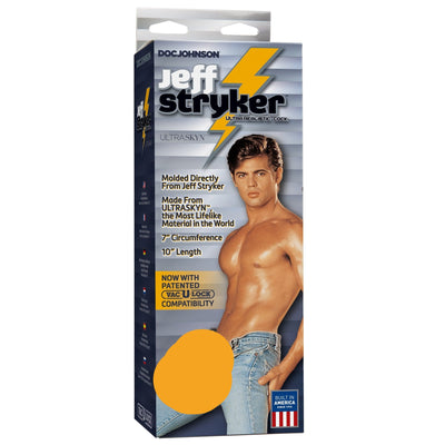10" Jeff Stryker UR3 Dildo with Suction Cup - Phthalate-Free Realistic Toy for Hands-Free Pleasure and Solo Play Satisfaction Guaranteed!