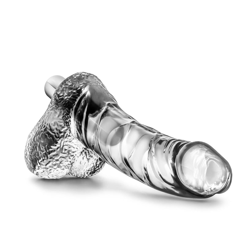Clear and Realistic Vibrating Dildo with Waterproof Bullet and 10 Functions - Safe and Satisfying Pleasure Guaranteed!