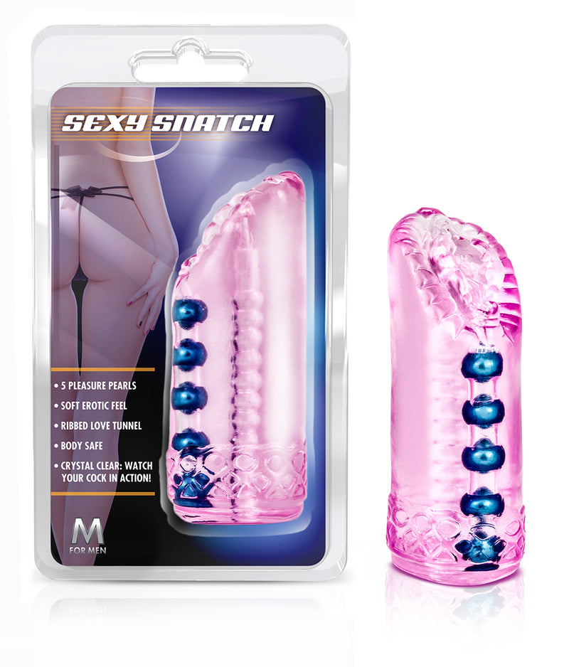 Pearl Pleasure Masturbation Sleeve: Experience Out-of-this-World Orgasms with 4 Teasing Pearls. Phthalate-Free and Partner-Approved.
