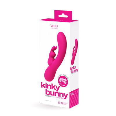 Kinky Bunny Plus: Dual Motor Rechargeable Rabbit Vibrator with 10 Powerful Functions for Mind-Blowing Pleasure!