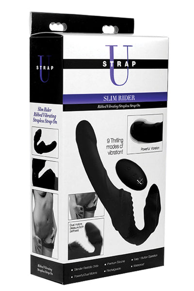 Get Wild with the Slim Rider Double-Ended Dildo and Remote Control
