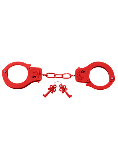 Dominate and Submit with Sexy Anodized Metal Handcuffs