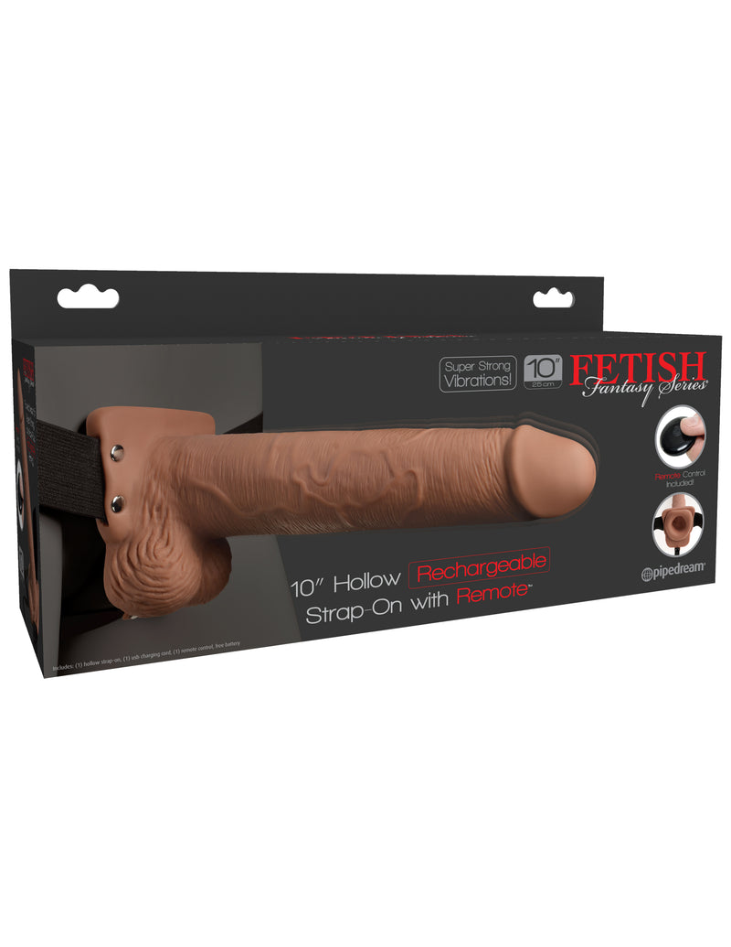 Upgrade Your Sex Life with the Rechargeable 7" Hollow Strap-On with Balls
