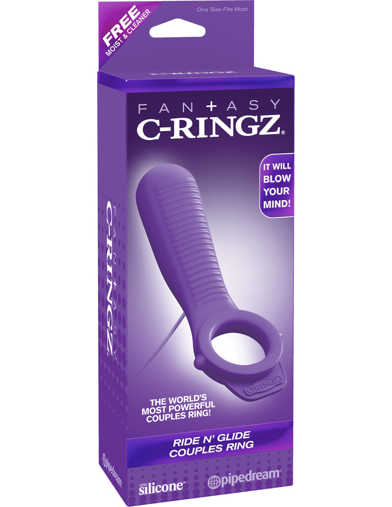 Rev Up Your Sex Life with the Ride N Glide Couples Ring - Ultimate Pleasure Guaranteed!